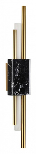 Бра Odeon Light Marmi 4361/10WL 10W 3000K золото/черный мрамор