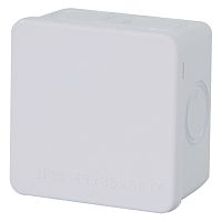Коробка разветвительная STEKKER EBX31-01-65, 85*85*50 мм, 7 выбивных отверстий, IP65, светло-серая