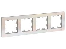 Рамка 4-м AtlasDesign универс. жемчуж. SchE ATN000404