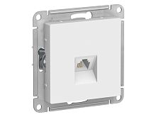 Механизм розетки телефонной 1-м СП AtlasDesign RJ11 бел. SE ATN000181