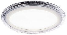 Встраиваемый светильник Gauss BL318 Bubbles 12+4W 3000K d170 IP20 3 режима
