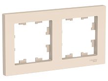Рамка 2-м AtlasDesign универс. беж. SchE ATN000202