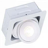 Встраиваемый светильник Arte Lamp Studio A3007PL-1WH 7W 3000K 120x120mm