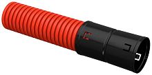 Труба гофрированная двустенная ПНД d75мм с муфтой красн. (уп.50м) IEK CTG12-075-K04-050-R