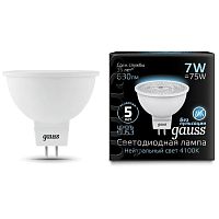 Светодиодная лампа Gauss 101505207 LED MR16 GU5.3 7W 4100K