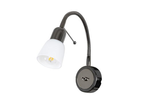 Бра с выключателем Arte Lamp Lettura A7009AP-1BC