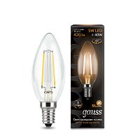 Лампа светодиодная Gauss 103801105 LED Filament Candle E14 5W 2700К