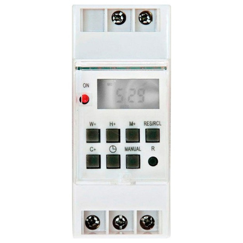 Таймер на DIN-рейку Feron 23248 TM41 3500W/16А IP20 недельный, электронный