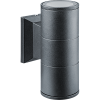 Светодиодные фасадные светильники Navigator 80 642 NOF-D-W-030-01 2xGU10 IP54 черный