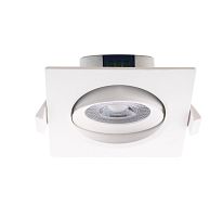 Светильник светодиодный встраиваемый JazzWay 5004542 PSP-S 9044 7Вт 4000К 38град. квадрат./поворот. бел. IP40
