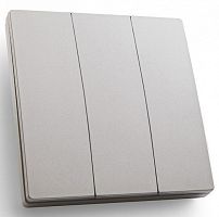 Выключатель беспроводной трехклавишный Feron 41721 TM83 230V, 500W серебро