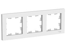 Рамка 3-м AtlasDesign универс. бел. SchE ATN000103