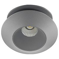 Встраиваемый светильник Lightstar Orbe 051309 15W 3000K 1240Lm серый d130(90)