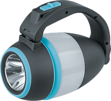 Фонарь светодиодный аккумуляторный Navigator 14 086 NPT-CA16-ACCU 1COB,5Вт+1CREE,3Вт 240лм,ак1.5Ач