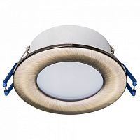 Встраиваемый светильник Citilux Акви CLD008013 5W 3500K 400Lm 100/50/10% d90 IP44