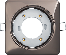 Встраиваемый светильник Navigator 93 023 NGX-S2-005-GX53 черный хром 107x107(88)