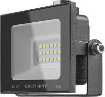 Прожектор светодиодный ОНЛАЙТ 61 949 OFL-20-6K-BL-IP65-LED 20W 6000K черный