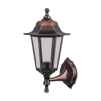 Уличный фасадный светильник Navigator 80 495 NOF-PG33-003-IP44-E27 (6 граней черный под медь)