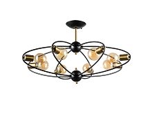 Люстра потолочная Arte Lamp Glasgow A1963PL-8BK