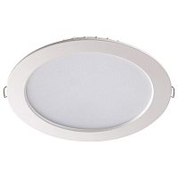 Встраиваемый светильник Novotech Luna 358031 20W 4100K 1400Lm белый d180(145)