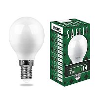 Светодиодная лампа SAFFIT 55035 SBG4507 E14 7Вт 4000K 230В 560Лм