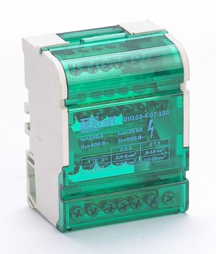 Кросс-модуль на DIN-рейку 4х7 групп 100А ШН-103 DEKraft 32017DEK