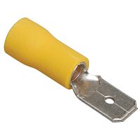 Наконечник плоский Изолированный (папа) РпИп 6-250, STEKKER, LD401-60250 (DIY упаковка 10 шт)