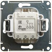 Механизм выключателя 3-кл. СП Glossa 10А IP20 (сх. 3) 10AX перламутр. SE GSL000631