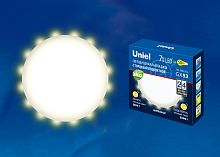 Лампа светодиодная Uniel  GX53 7Вт 3000K LED-GX53-7W/3000K+3000K/GX53/FR PLB02WH
