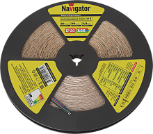 Светодиодная лента Navigator 71 247 NLS-3528RGB60-4.8-IP20-12V (цена за бухту 20м)