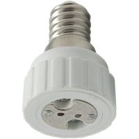 Переходник с цоколя E14 на GU5.3 Ecola A4G16WEAY белый 421556