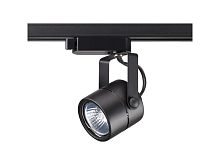 Трековый светильник однофазный Novotech PORT 370427 PIPE черный