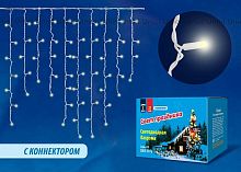 Гирлянда светодиодная бахрома [3x1 м] Uniel UL-00001365 ULD-B3010-200/TWK WARMWHITE IP67 с эффектом мерцания