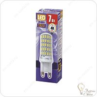 Лампа светодиодная JazzWay 1039095B PLED-G9 7W 4000K 400Lm 175-240V капсульная