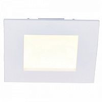 Встраиваемый светильник Arte Lamp Riflessione A7408PL-1WH 8W 3000K 110x110mm