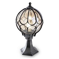 Светильник садово-парковый Feron 06346 PL3804  круглый на постамент 60W E27 черный