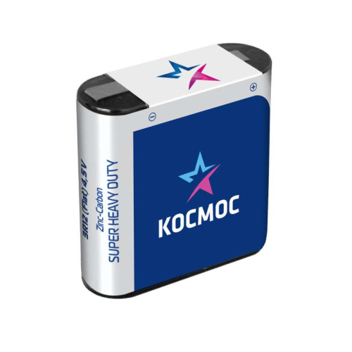 Элемент питания солевой "квадрат" 3R12 КОСМОС KOC3R12
