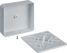 Коробка распаячная открытого монтажа Navigator 93 412 NSS-DB-100-100-25-4-WH