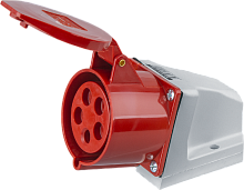 Розетка стационарная наружная Navigator 14 299 NCA-SR125-32-380 32А 3P+N+PE IP44