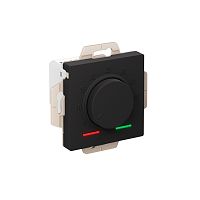 Механизм термостата AtlasDesign 10А электрон. для теплого пола с выносным датчиком +5град.C +45град.C в сборе карбон SE ATN001035