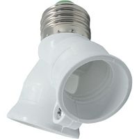 Переходник с цоколя E27 на E27 Ecola A7T27WEAY белый 421559