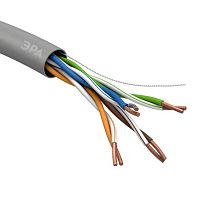 Кабель витая пара U/UTP 4х2х24 AWG Cat5e CU PVC (м) ЭРА Б0044429