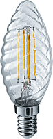 Лампа светодиодная Navigator 71 311 NLL-F-TC35-4-230-2.7K-E14 4W 2700K Filament витая свеча