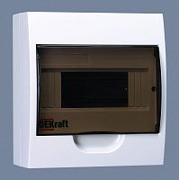 Корпус пластиковый навесной 8мод. ЩРН-П-8 20х18х10 IP41 DEKraft 31010DEK