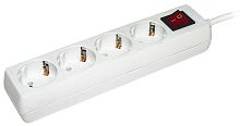 Удлинитель 4х3м с заземл. 16А IP20 У04К с выкл. ПВС 3х1 IEK WYP10-16-04-03-ZK-N