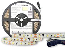 Светодиодная лента Navigator 71 403 NLS-3528WW60-4.8-IP65-12V (цена за бухту 5м)