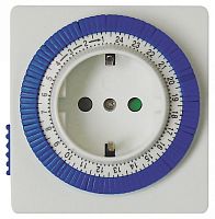 Розеточный таймер Feron 23203 TM32 3500W/16A IP20 суточный, аналоговый