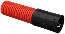 Труба гофрированная двустенная ПНД d90мм с муфтой красн. (уп.50м) IEK CTG12-090-K04-050-R