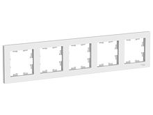 Рамка 5-м AtlasDesign универс. бел. SchE ATN000105