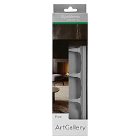 Рамка 4-м ArtGallery Pure матов. органич. стекло бел. SE GAL330104